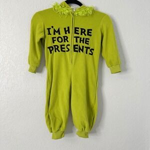 The Grinch Dr.‎ Seuss Kids Costume Fleece Onesie Holiday Presents